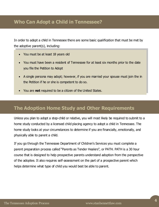 The Tennessee Adoption Process