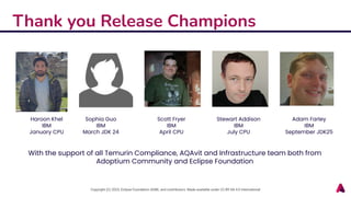 Adoptium Summit 2025: Community Review and plan | PDF