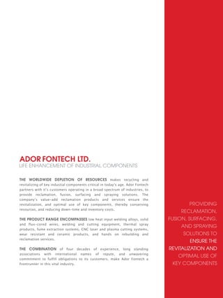 Ador group brochure