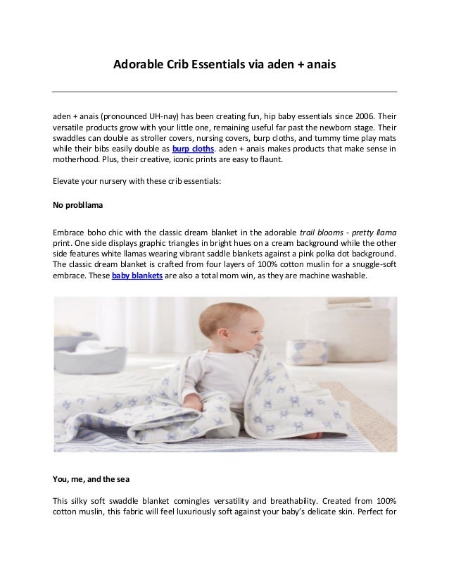 adam and anais blankets