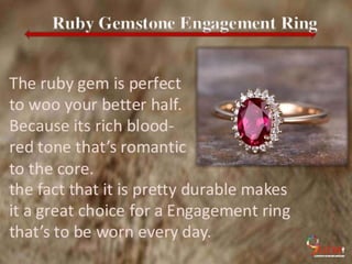 Adorable Gemstone Ring For Engagement