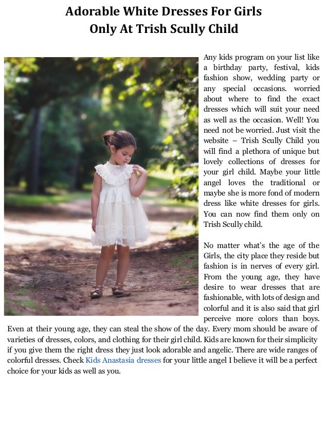 trish scully child dress