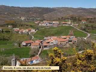 Cernedo, A Lama, nas abas da serra do Cando
 
