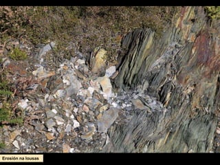 Erosión na lousas
 