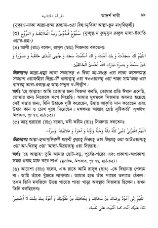 F
M  :/(/0 I:O 6/T 
ÔAvj−vn ZvÔAvjv †mB me cyi“‡li cÖwZ Awfkvc K‡i‡Qb, hviv gwnjvi †ek 
aviY K‡i| Avi Hme gwnjv‡`i cÖwZI Awfkvc K‡ib, hviv cyi“‡li` †ek 
aviY K‡iÕ (eyLvix, wgkKvZ nv/4429, evsjv wgkKvZ nv/4232)| 
 