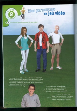 Tu connais des personnages de jeux vidéo ?
 