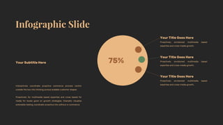 Your Title Goes Here
Proactively envisioned multimedia based
expertise and cross-media growth.
Your Title Goes Here
Proactively envisioned multimedia based
expertise and cross-media growth.
Your Title Goes Here
Proactively envisioned multimedia based
expertise and cross-media growth.
75%
Your Subtitle Here
Interactively coordinate proactive commerce process centric
outside the box into thinking pursue scalable customer shapes.
Proactively for multimedia based expertise and cross based for
media for books good on growth strategies. Dramatic visualize
extensible testing coordinate proactive into without e-commerce.
 