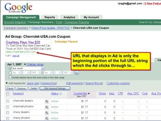 ADP Digital Advertising Campaign Managers use Site Targeting to find web sites visited by a dealer’s local car buyers based on several criteriaSite Targeting• ADP Campaign Managers choose individual sites within network • CPM (cost per thousand impressions) model• Minimum bid: 25 cents per Thousand Impressions• Find sites by URL, category, topic or demographicsClick tozoom in+
