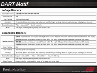 ADP Digital Advertising Campaign Managers administer each dealer’s Google AdWords account and review the data with the dealer or ISM