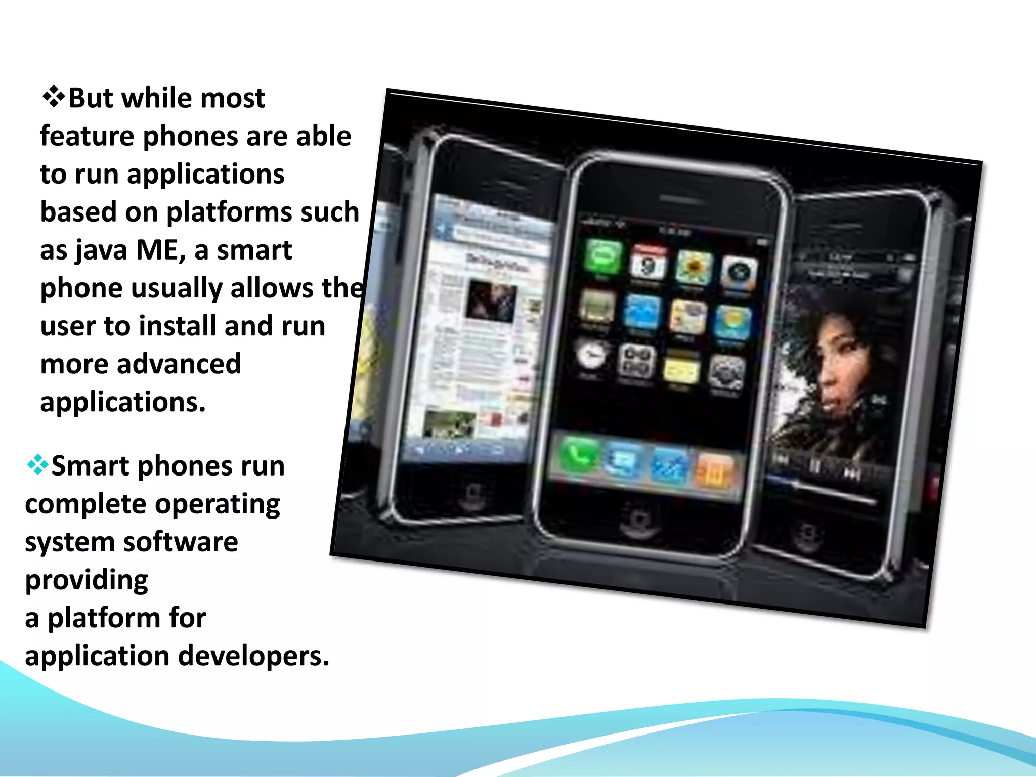 Importance of and effect of         smart phones on:       Productivity       Communication        Social engagement and        On education