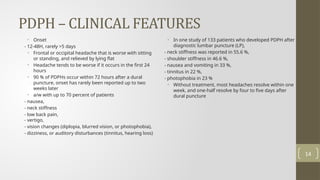 ADP and PDPH for obstetrics Anaesthesiology pptx | PPTX