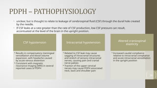 ADP and PDPH for obstetrics Anaesthesiology pptx | PPTX