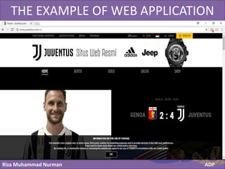 Riza Muhammad Nurman ADP
Click to edit Master title styleTHE EXAMPLE OF WEB APPLICATION
 