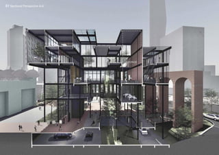 01 Sectional Perspective A-A’
LOUNGE
 