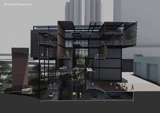 COURTYARD
02 Sectional Perspective A-A’
 
