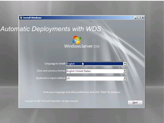 Automatic Deployments with WDS
 