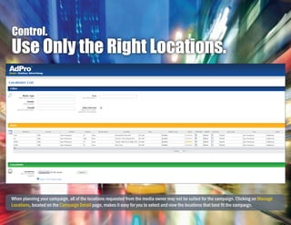 Add Pro Area Ad Pro Outdoor Benefits | PDF