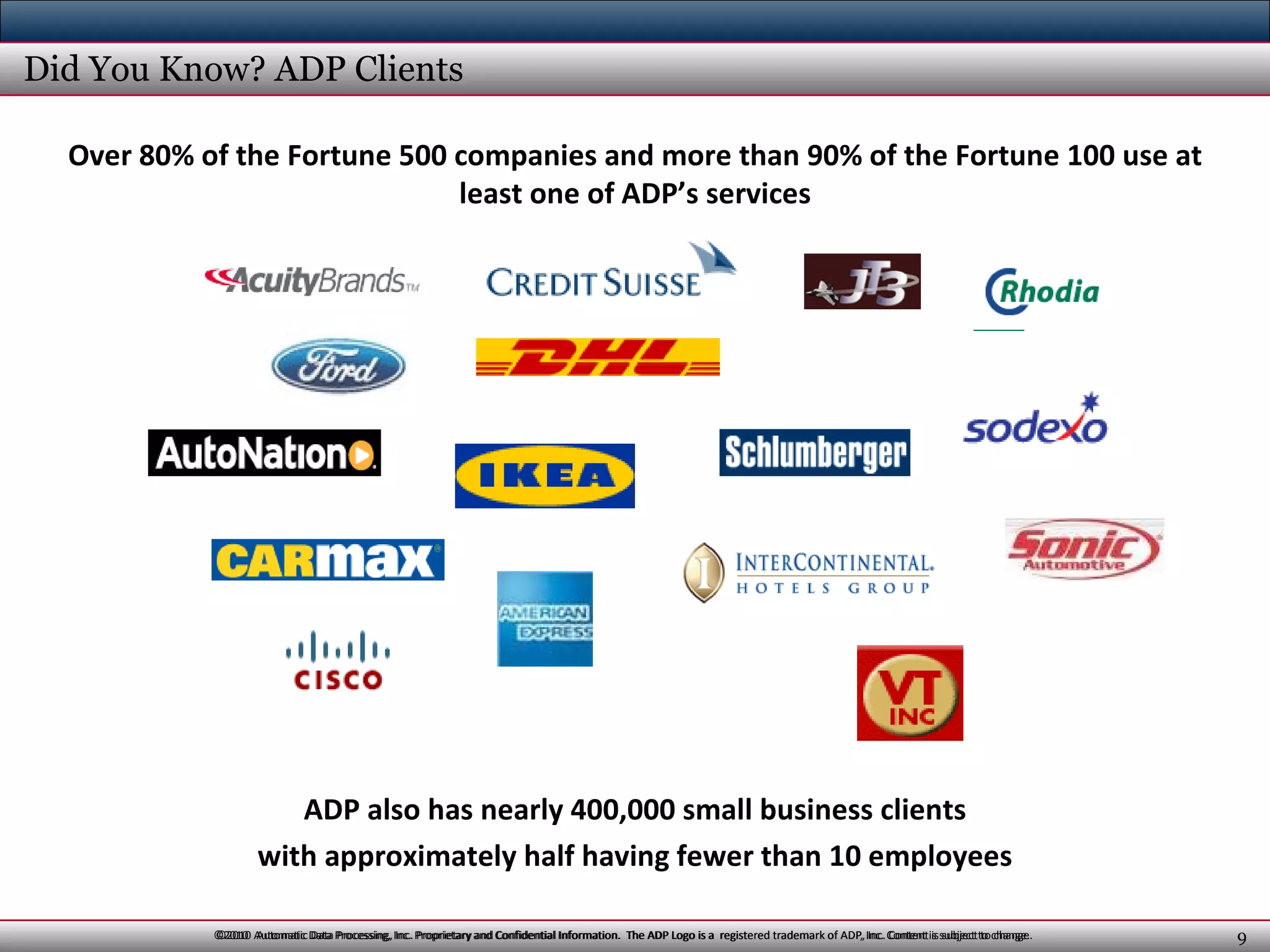 ADP Short Overview | PPT