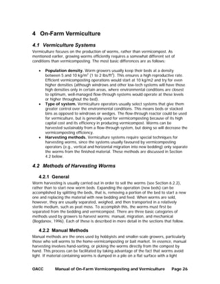 Vermiculture Pdf Manual of On-Farm Vermicomposting and Vermiculture | PDF