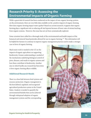 Organic Farming for Health and Prosperity  