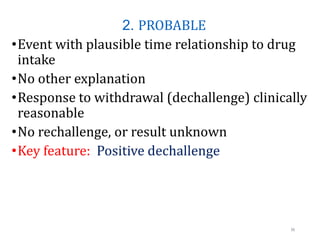 Causality Assessment of Adverse Drug Reactions: An overview | PPTX
