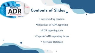 ADR reporting tools in india | PPTX