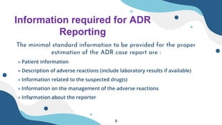 ADR reporting tools in india | PPTX