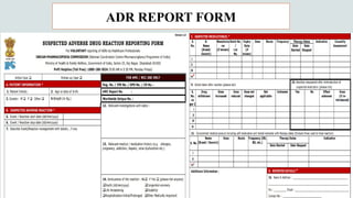 Adr Response Form.pdf Adverse Drug Reactions: Classification, Monitoring, and Reporting | PPTX