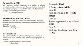 Adverse Drug Reactions: Classification, Monitoring, and Reporting | PPTX