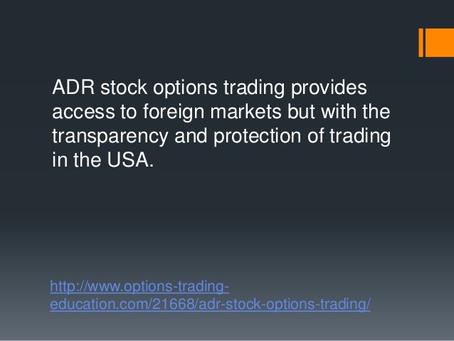 Stock broker options trading
