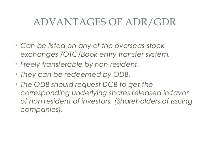 ADR And GDR adr-and-gdr