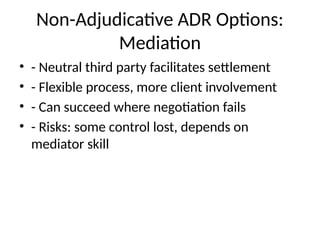 ADR IN UK , SIMPLE INTRODUCTION TO .pptx