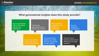AdReaction Gen X, Y and Z - Engaging across generations | PPTX