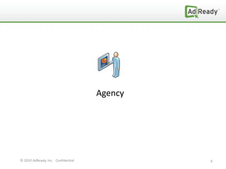 Agency




© 2010 AdReady, Inc. Confidential            9
 