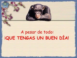 A pesar de todo : ¡ QUE TENGAS UN BUEN DÍA !   Bihal 