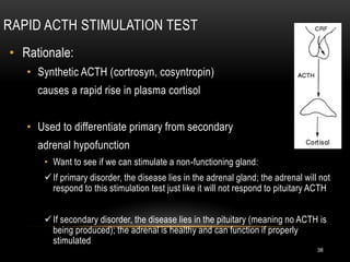Adrenal function, testing and disorder.pdf