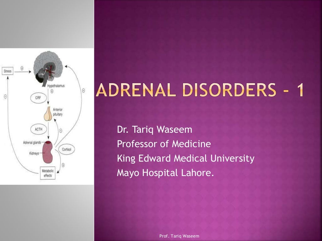 Adrenal disorders 1