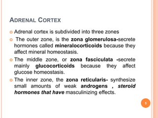 adrenal hormone secretion adrenal hormone secretion