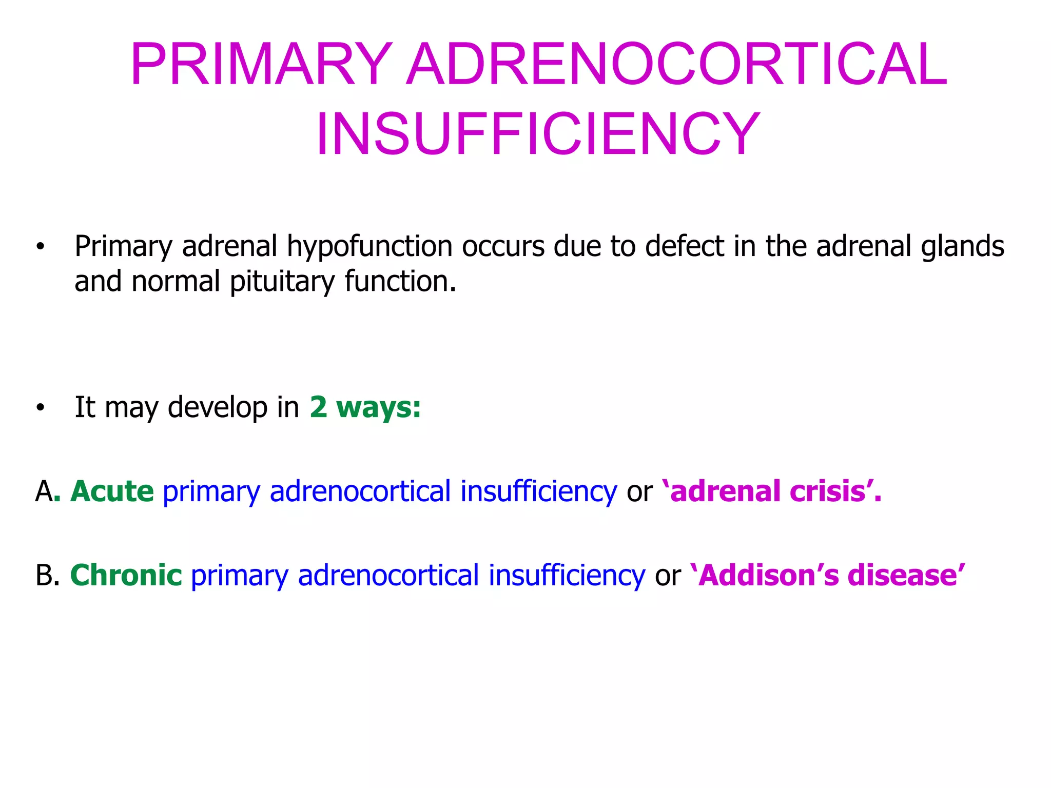 ADRENAL GLAND PATHOLOGY | PPTX