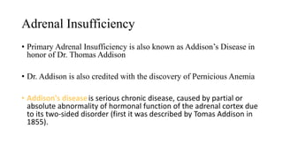Adrenal gland diseases,Cushing syndrome,Addison disease and ...