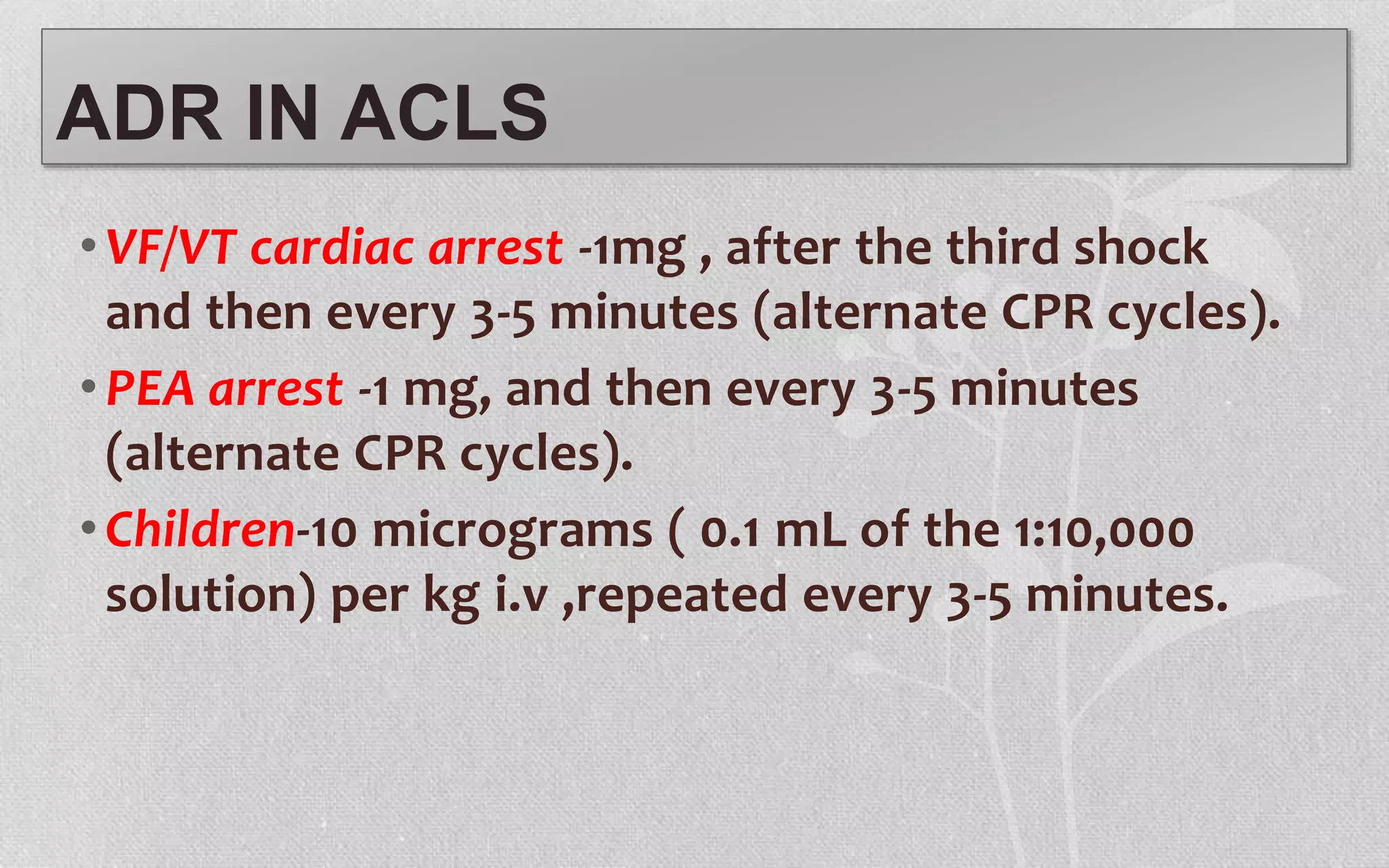 Adrenaline & Nor-adrenaline | PPTX