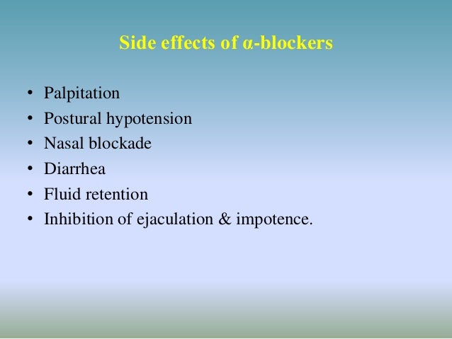 Alfuzosin Side Effects Impotence