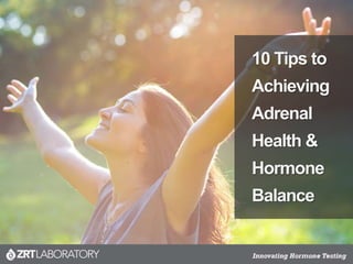 10 Tips to
Achieving
Adrenal
Health &
Hormone
Balance
 