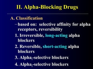 Adrenergic antagonists | PPT