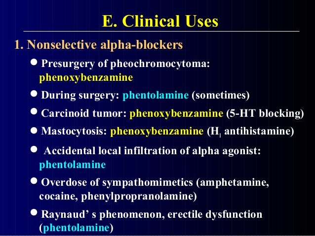 Adrenergic antagonists