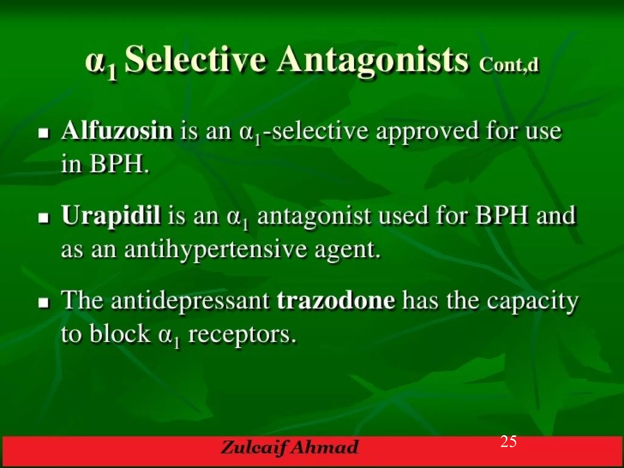 Adrenergic antagonists alpha and beta blockers | PPT