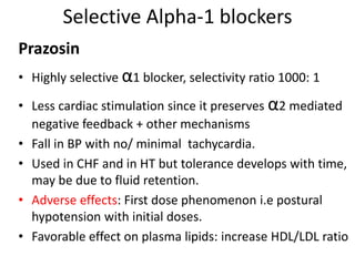 Adrenergic bockers(VK).pptx pharmacology | PPTX