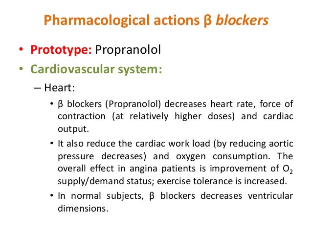 Adrenergic Drugs B Adrenergic Blocker