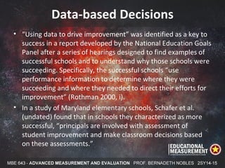 baseline data in education examples & how they help -... Educational Measurement | PPT