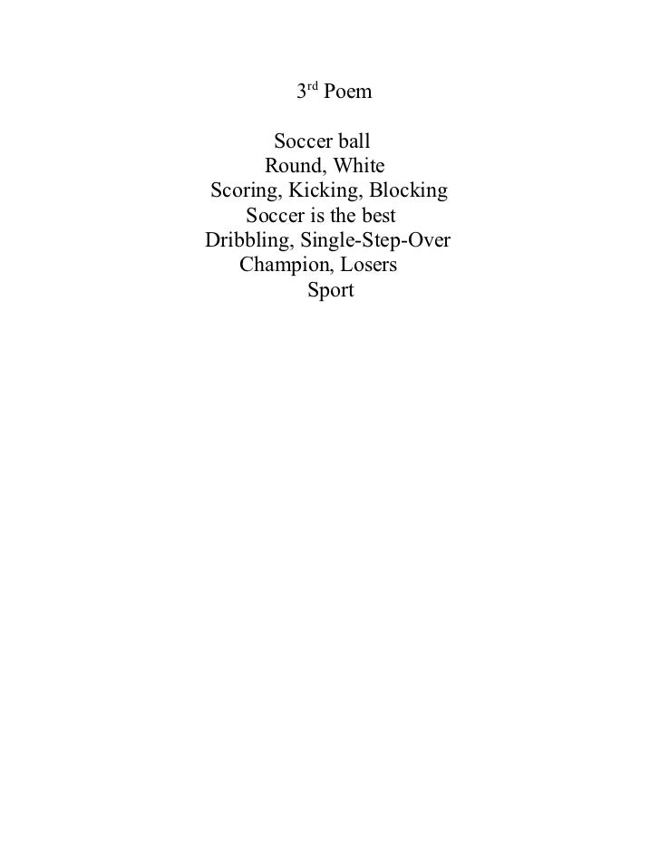 Poems About A Soccer Ball 115